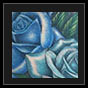 blue roses tattoo design