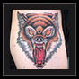 wolf tattoo design