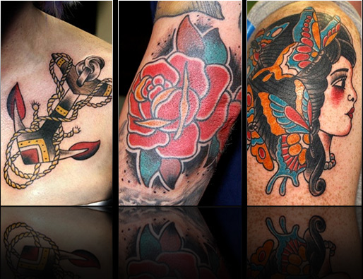 eric wilcox anchor rose tattoo design