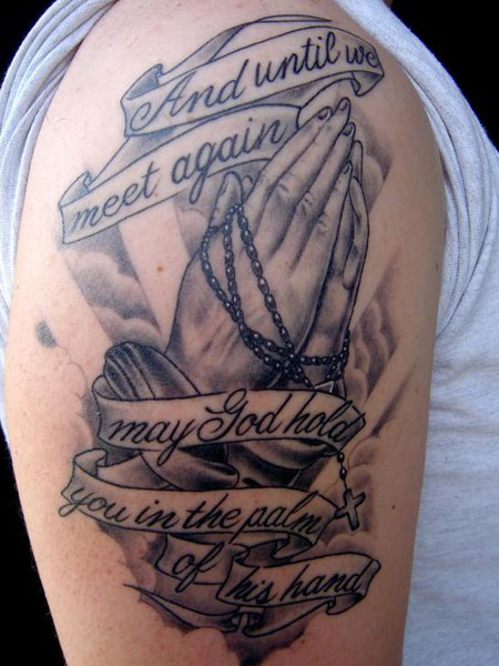 prayer tattoo. Kris Magnotti, Tattoo Artist