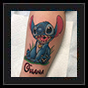 Disney Stitch tattoo design