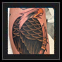 Eagle cover up tattoo design