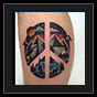Peace Symbol tattoo design