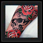 Skull tattoo design